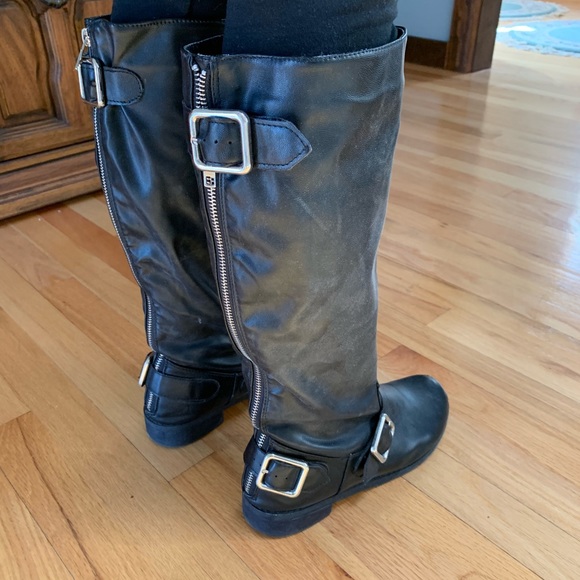Black tall riding boots - Picture 3 of 3